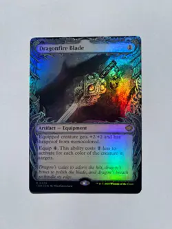 Dragonfire Blade (Showcase) Tarkir: Dragonstorm Foil NM MTG - Image 1