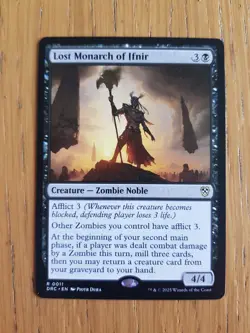 Lost Monarch of Ifnir MTG NM Regular Commander: Aetherdrift Magic the Gathering - Image 1