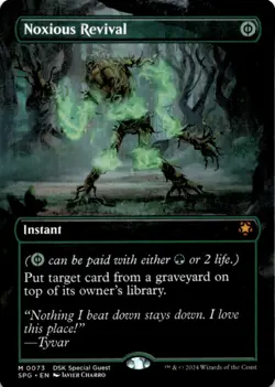 MTG Noxious Revival (Borderless) Normal NM Special Guests Magic 73 - Image 1
