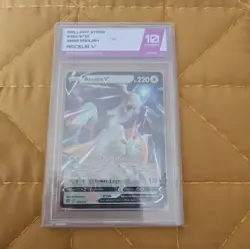 2022 POKEMON SWSH ARCEUS V BRILLIANT STARS #122 PSA 10 GEM MT - Image 1