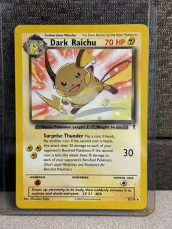 Pokemon TCG - Dark Raichu 7/110 - Legendary Collection - LP - Image 1