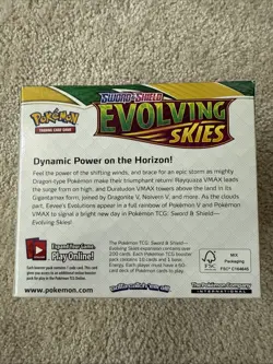 Pokemon evolving skies booster box EMPTY - Image 4