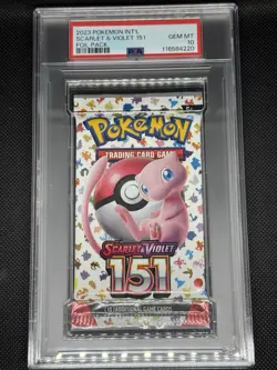 Pokemon 151 Mew Foil Pack Art PSA 10 - Image 1