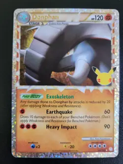 Donphan (Prime) Celebrations: Classic Collection 107/123 Pokemon TCG NM - Image 1