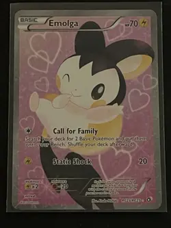 Pokemon Emolga RC23/RC25 Legendary Treasures Radiant Collection - Image 1