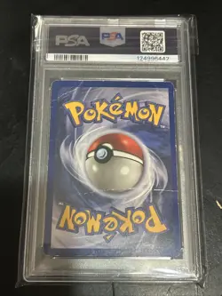1999 POKEMON BASE SET UNLIMITED #10 MEWTWO-HOLO PSA 1 - Image 2