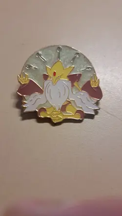 Pokemon Mega Alakazam White Pin Mythical Collection 2016 Collector's Enamel Pin - Image 1