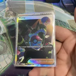 Pokemon TCG Trainer Supporter Penny 239/091 Paldean Fates - Image 3