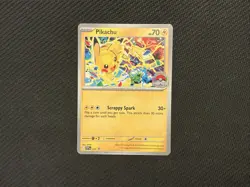 Pikachu SVP 225 - Pokemon TCG Black Star Promo World Championship 2025 Stamp NM - Image 1