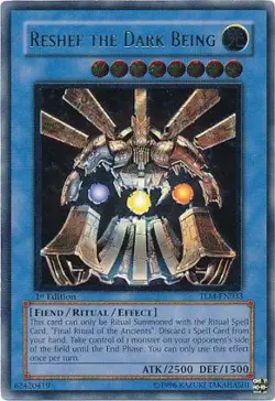1x (P) Reshef the Dark Being - TLM-EN033 - Ultimate Rare - Unlimited Edition Yu - Image 1