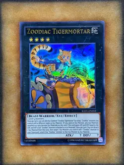 Yugioh Zoodiac Tigermortar RATE-EN052 Ultra Rare NM - Image 1