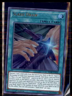 Yugioh Slash Draw 1st Edition Ultra Rare BLRR-EN020 - Image 1
