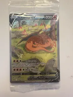 Pokemon TCG Card CHARIZARD UPC Sealed Promo SWSH260 SWSH261 SWSH262 - Image 1