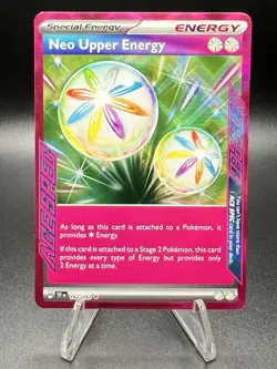 Pokemon TCG Neo Upper Energy 162/162 Temporal Forces Ace Spec Energy Card - Image 1