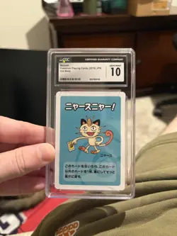 Meowth Old Maid 2019 Japanese Pokemon Card CGC Gem Mint 10 - Image 1