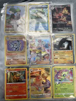 Huge Binder Collection Lot of 52 Pokemon Cards Mixed EX SV Holo Full Art LP/NM - Image 1