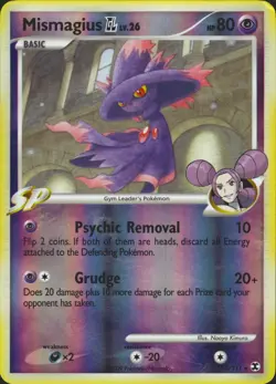 Mismagius GL 10/111 Reverse Holo Rare Rising Rivals Pokemon Card LP - Image 1