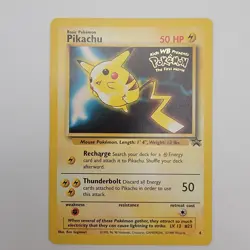 Pokemon Pikachu Promo Card Pokemon The First Movie (1999) Promo LP - Image 2