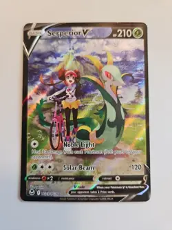 Serperior V TG13/TG30 Silver Tempest Trainer Gallery Full Art Pokemon Card - Image 1