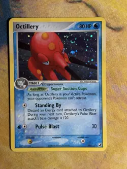Octillery 10/115 Ex Unseen Forces Holo Rare Vintage Pokemon TCG Card MP SWIRL - Image 2