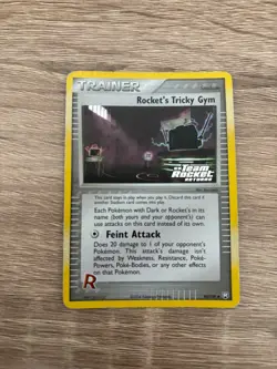 Pokemon Rocket's Tricky Gym Reverse Holo Ex Team Rocket Returns Set Card 90/109 - Image 1