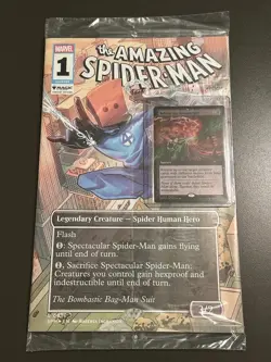 Behold The Sinister Six PAX West Promo Card Foil w/ Variant Comic MTG Spider-Man - Image 1