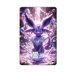 Espeon Pokemon Debit Credit Card Skin / Decal Small Chip - Image 1