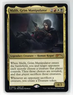 MtG SLX Malik, Grim Manipulator Non-Foil - Image 1