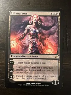 Liliana Vess Moderate Play [Lorwyn] Mtg Magic The Gathering Rare - Image 1