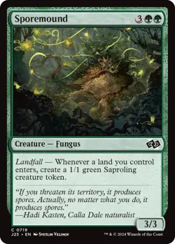 NM Sporemound, MTG, Foundations Jumpstart, Magic the Gathering, 719 - Image 1