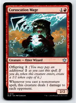 Coruscation Mage U Bloomburrow # 131 NM Normal - Image 1