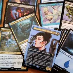 Yuriko the Tiger's Shadow NINJA ROGUES LO-PRO Black Blue Commander Magic Deck - Image 1