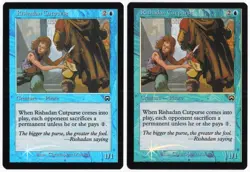 Rishadan Cutpurse x2 2x 1999 Mercadian Masques FOIL Blue Creature MTG NM AZ1 - Image 1