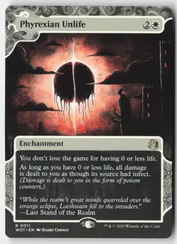 MTG - Phyrexian Unlife R Wilds of Eldraine: Enchanting Tales 11 LP-NM - Image 1