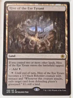 Hive of the Eye Tyrant - Adventures in the Forgotten - Magic the Gathering MTG - Image 1