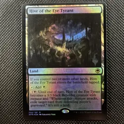 C262 - HIVE OF EYE TYRANT FOIL - Promo - FORGOTTEN - REALMS - #181 - NM - MTG - Image 1