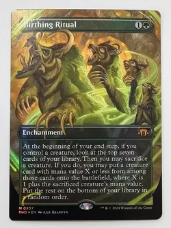 Modern Horizons 3 Variants Foil: Birthing Ritual (0337 - Borderless) - Image 1
