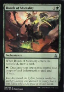 Bonds of Mortality - Oath of the Gatewatch: #128, Magic: The Gathering Nm R164 - Image 1