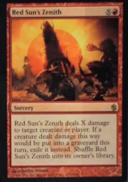 Red Sun's Zenith - Mirrodin Besieged: #74, Magic: The Gathering Nm R164 - Image 1