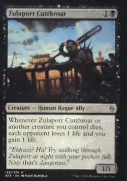 Zulaport Cutthroat - Battle for Zendikar: #126, Magic: The Gathering Nm R164 - Image 1