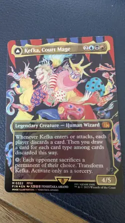 Kefka, Court Mage (Borderless) (0322) Final Fantasy Foil - Image 1