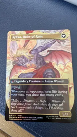 Kefka, Court Mage (Borderless) (0322) Final Fantasy Foil - Image 3