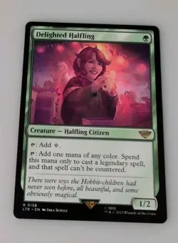Delighted Halfling (#363) - Extended Art LTR MTG - Image 1