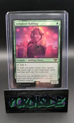 Delighted Halfling (#363) - Extended Art LTR MTG - Image 3
