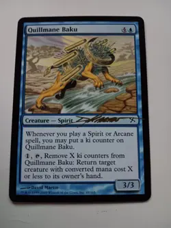 Quillmane Baku ARTIST PROOF. Signed by David Martin MTG Magic - Image 1