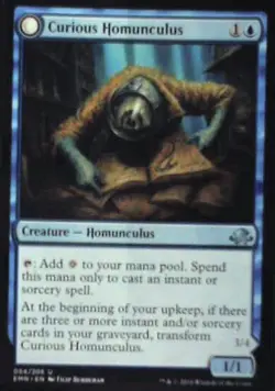 Curious Homunculus - Eldritch Moon: #54, Magic: The Gathering Nm R160 - Image 1