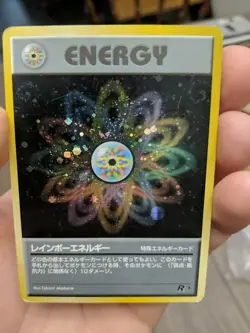 Pokemon Japanese Team Rocket Rainbow Energy Holo Rare Two SWIRLs - Image 4
