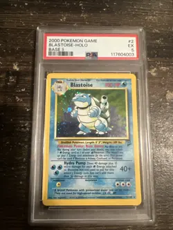 Pokemon TCG Blastoise Holo Rare Base II 2/130 - Image 1