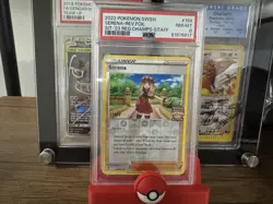 Pokemon - 164/195 - Serena - Regional STAFF - PSA 8 - Image 1
