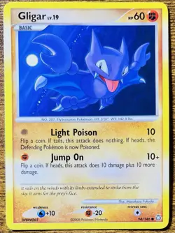 Gligar 94/146 Common DP Legends Awakened Pokemon TCG Non-Holo - Image 1